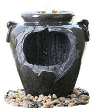 中国 中国様式の瓶のアジア庭の噴水、屋外の滝のように落ちる水噴水18&quot; サプライヤー
