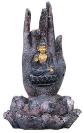 中国 小さい仏Statue Polyesinの主水噴水、仏ははすで着席しました サプライヤー
