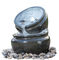 マグネーシア材料で屋外従来の黒い大理石の鋳造物の石の噴水 サプライヤー
