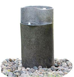 中国 シリンダーは鋳造物の石造りの庭の噴水/大きい屋外の噴水を形づけました  サプライヤー